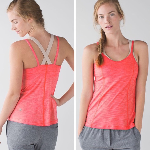 lululemon athletica Other - Lululemon Run for Gold Tank with Built-in Bra